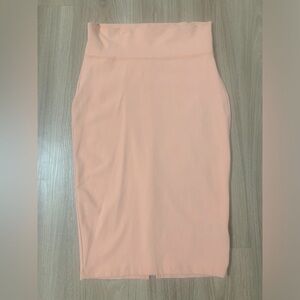 bebe Pink Peach Pencil Skirt
